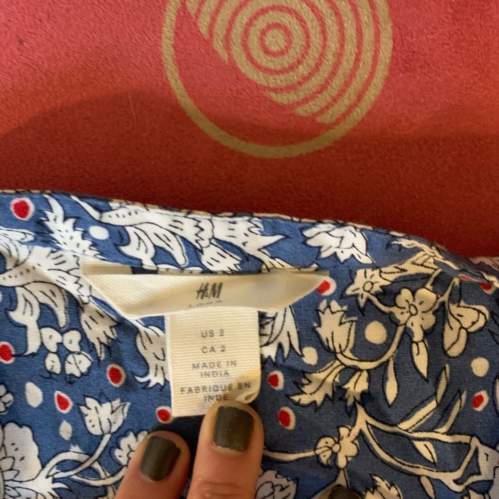 H&M boho knee length tunic dress